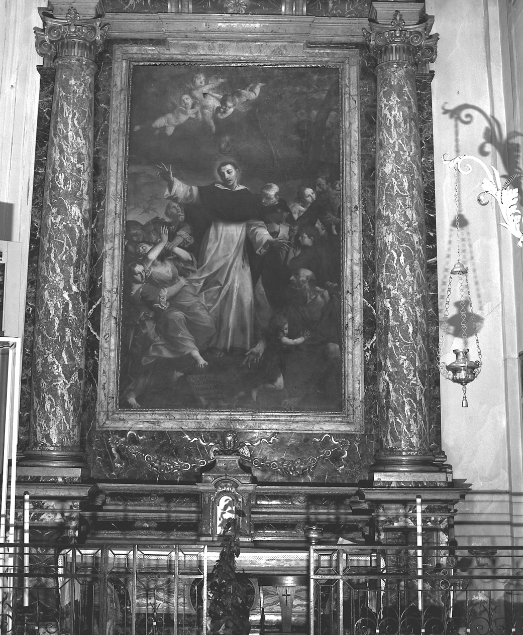 miracolo di san Vincenzo Ferreri (dipinto) di Torelli Felice (sec. XVIII, sec. XVIII)