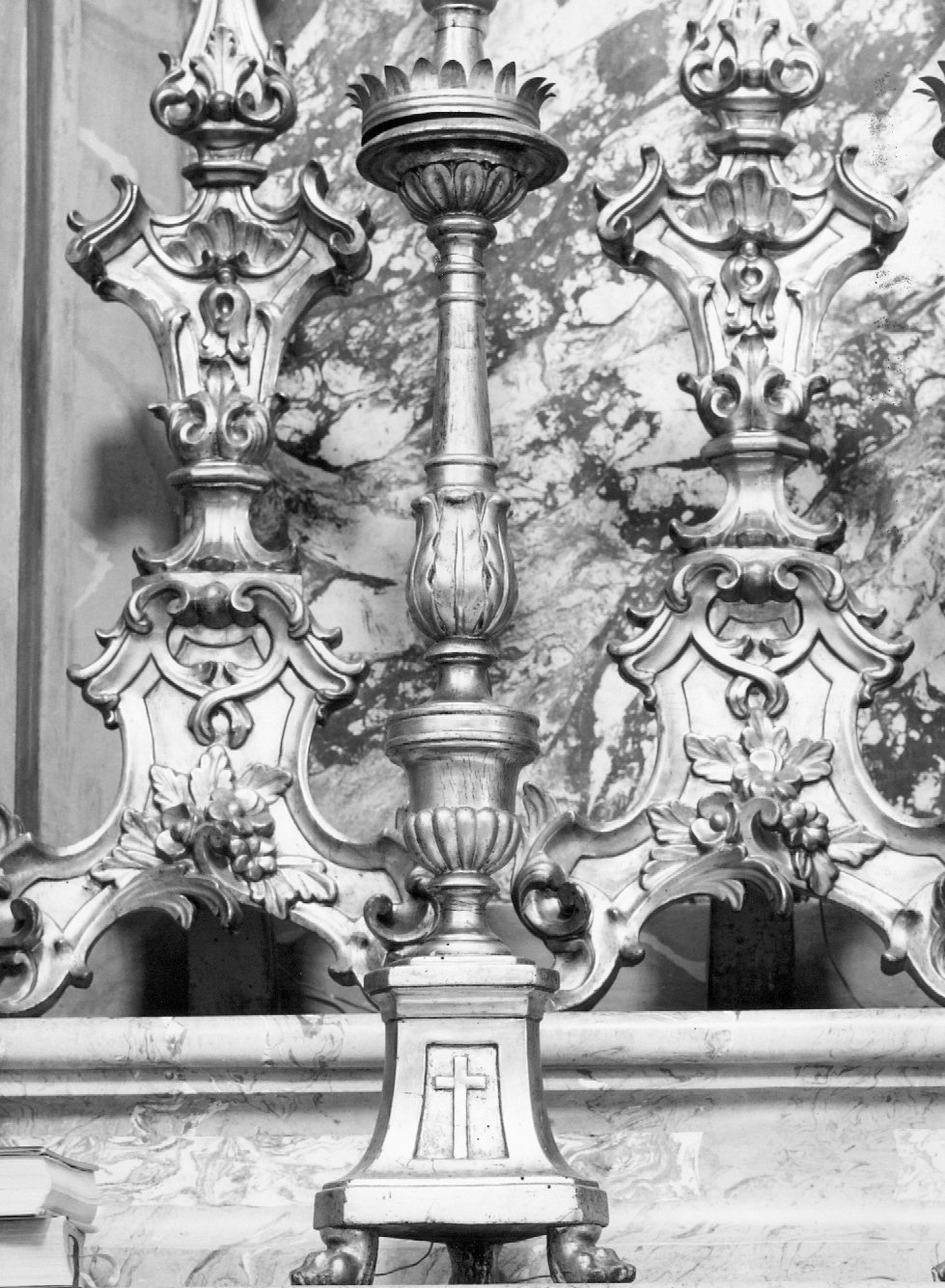candeliere - manifattura romagnola (secc. XVIII/ XIX)