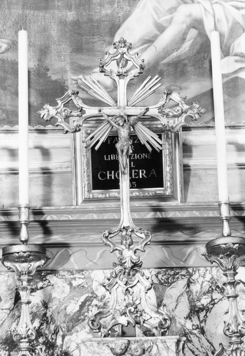 croce d'altare - manifattura romagnola (sec. XVIII)