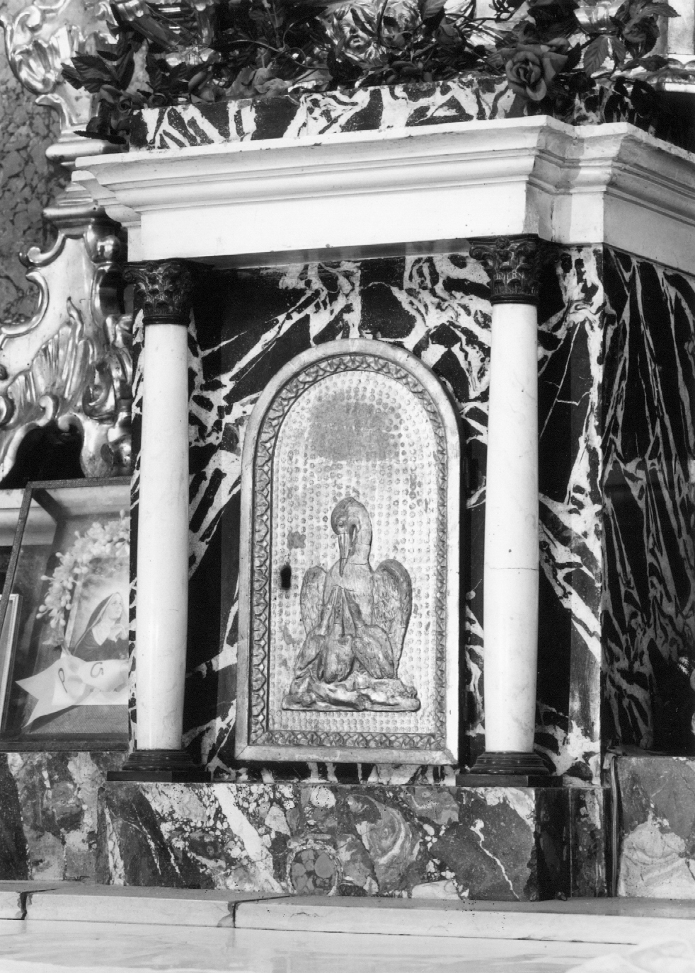 tabernacolo - a frontale architettonico - ambito emiliano-romagnolo (sec. XIX)