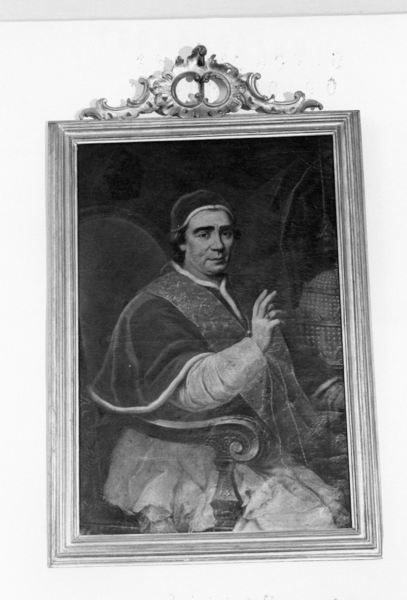ritratto di Giovanni Vincenzo Ganganelli papa Clemente XIV (dipinto) - ambito romano (sec. XVIII)