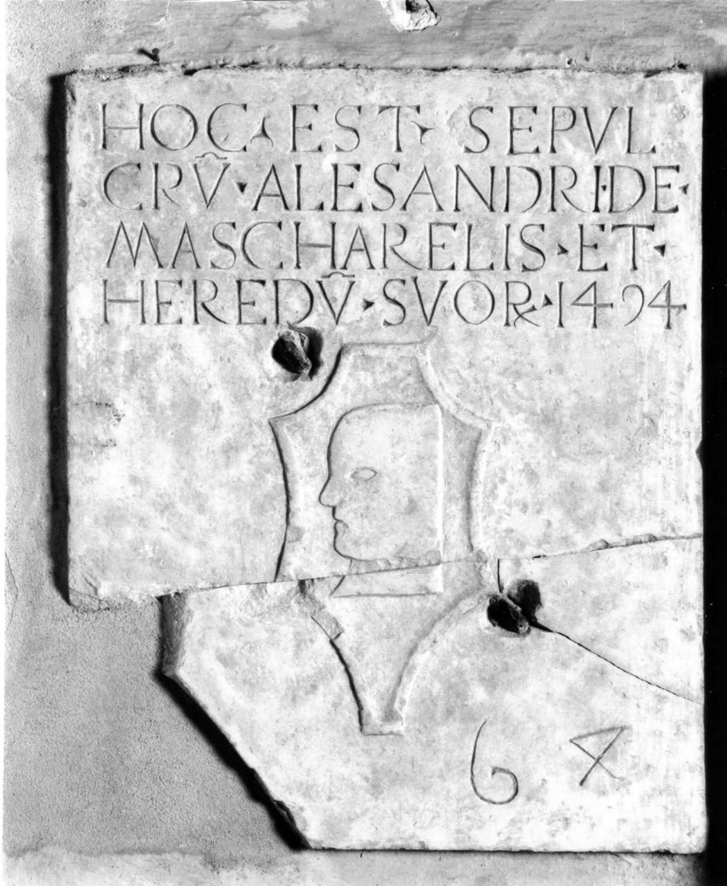 lapide tombale - bottega modenese (sec. XV)