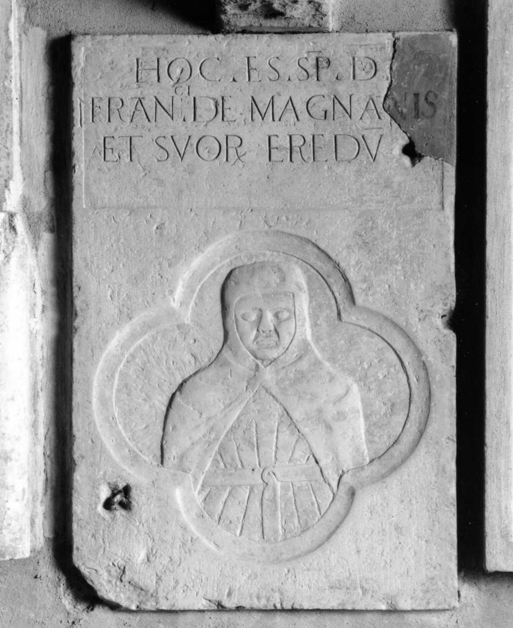 Francesco Magnani (lapide tombale) - bottega modenese (sec. XV)