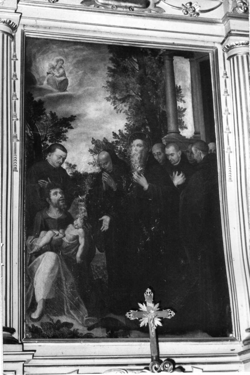 miracolo di San Benedetto abate (dipinto) - ambito modenese (sec. XVI)
