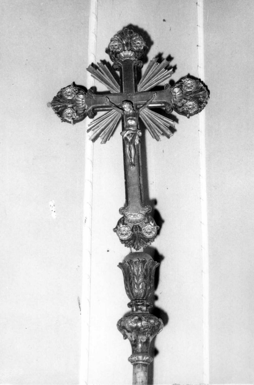croce processionale - bottega modenese (sec. XIX)