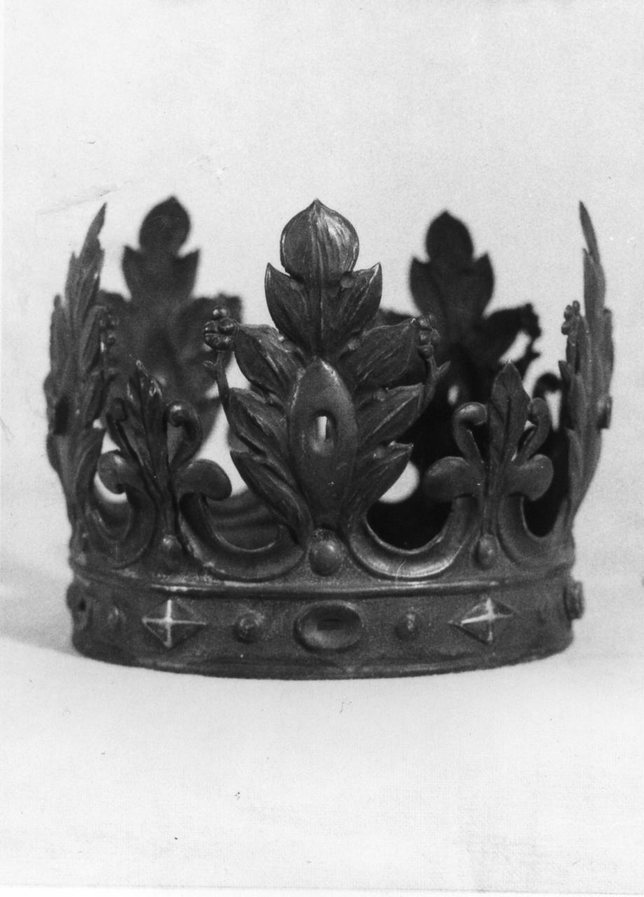 corona di immagine sacra - bottega modenese (metà sec. XVIII)