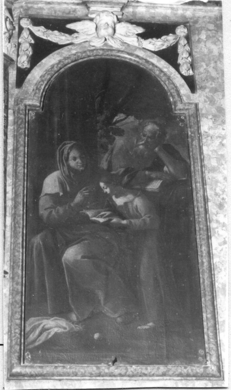 Sant'Anna insegna a leggere a Maria Vergine (dipinto) - ambito modenese (fine sec. XVII)