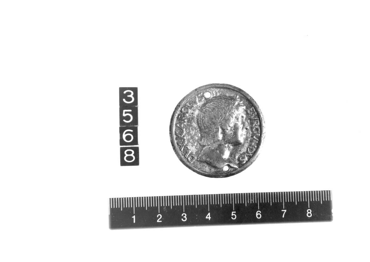 medaglia di Dei Filangieri di Candida Giovanni (terzo quarto sec. XV d.C)