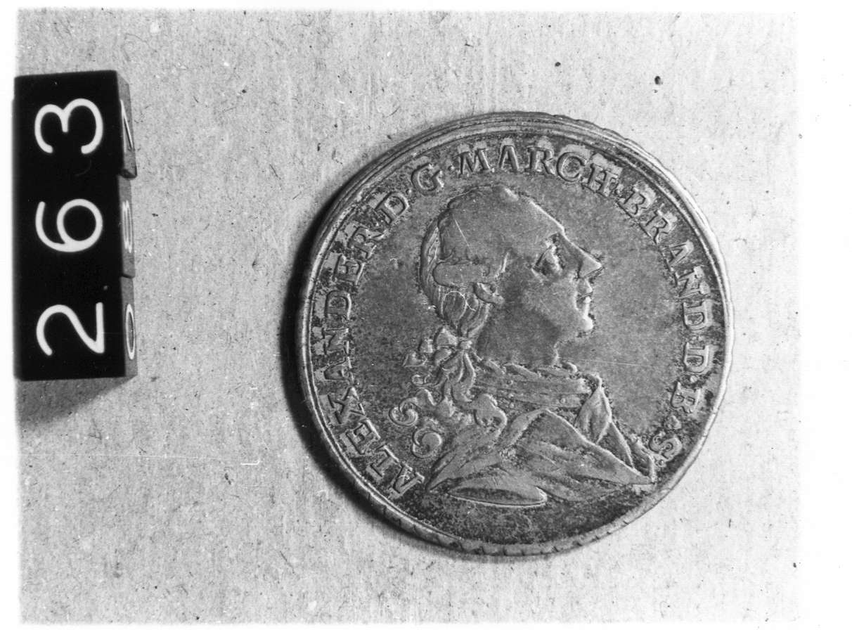 medaglia di Goetzinger Johann Samuel (sec. XVIII d.C)