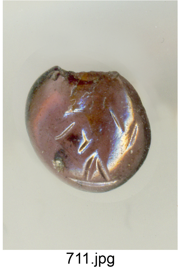 figura maschile (gemma) - bottega Italia settentrionale (secc. XVI/ XVII)
