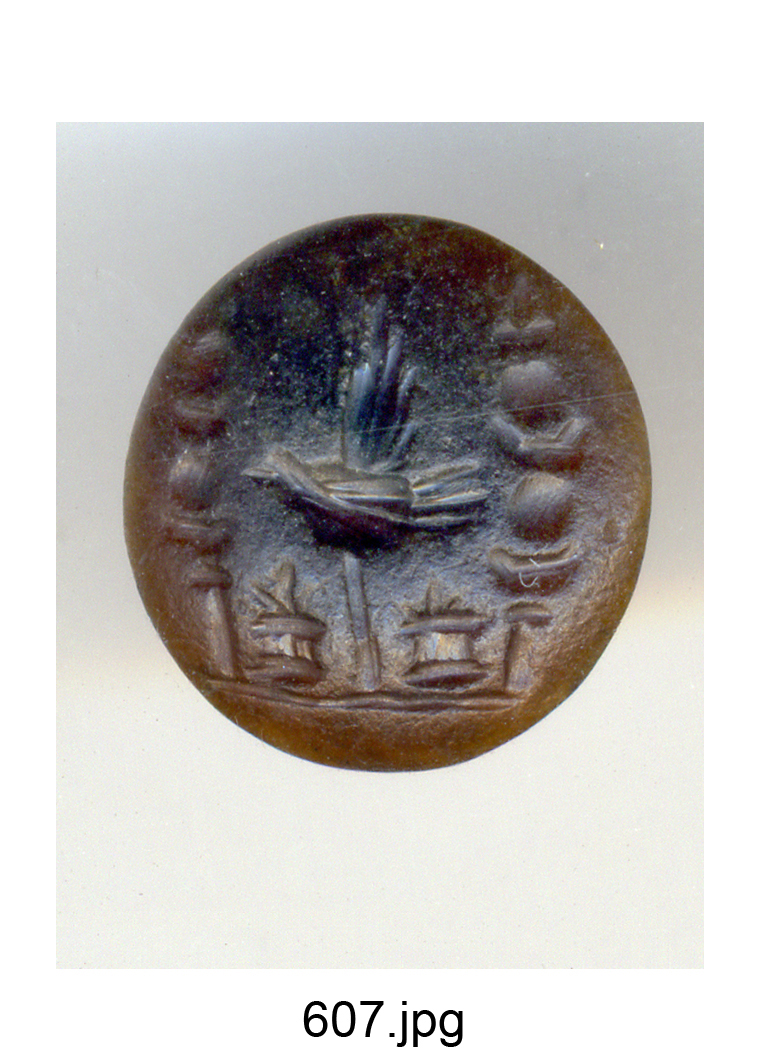 simboli militari (gemma) - produzione romana (secc. II/ III)