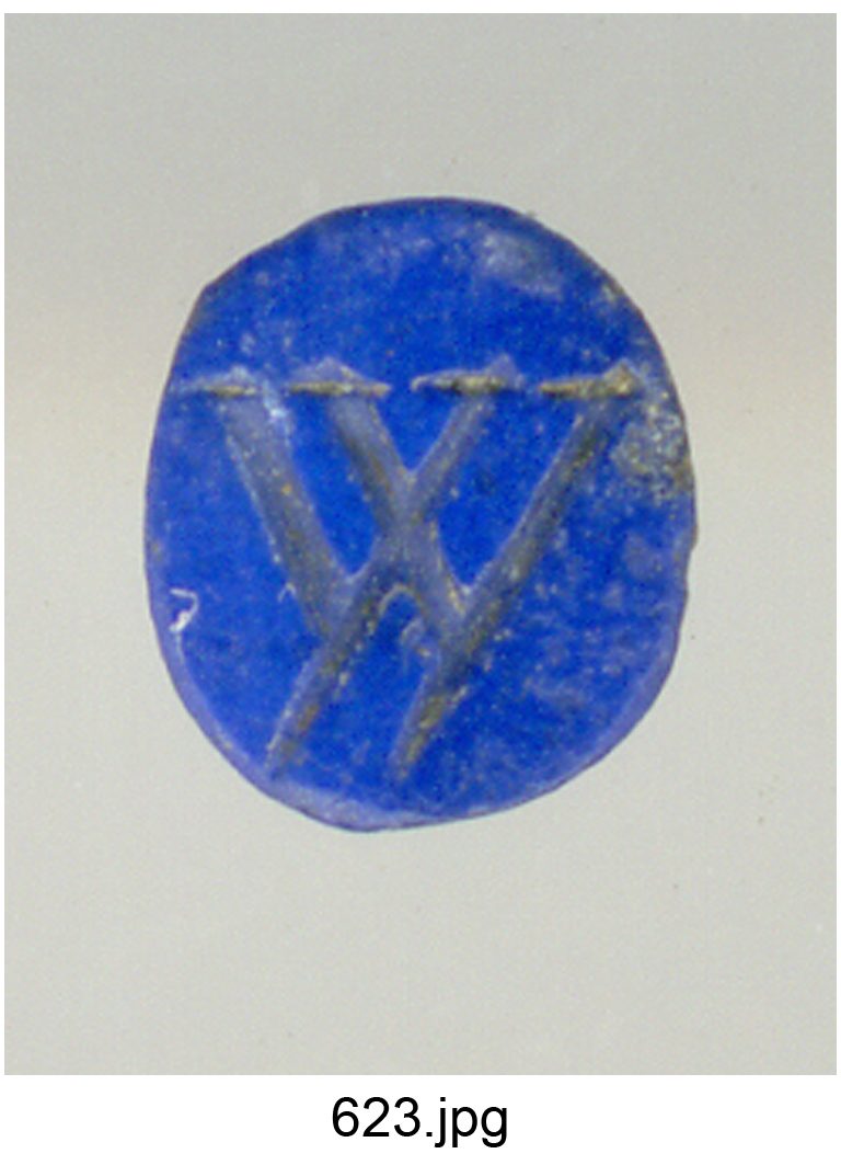 lettera W (gemma) - produzione italiana (secc. XVI/ XVIII)