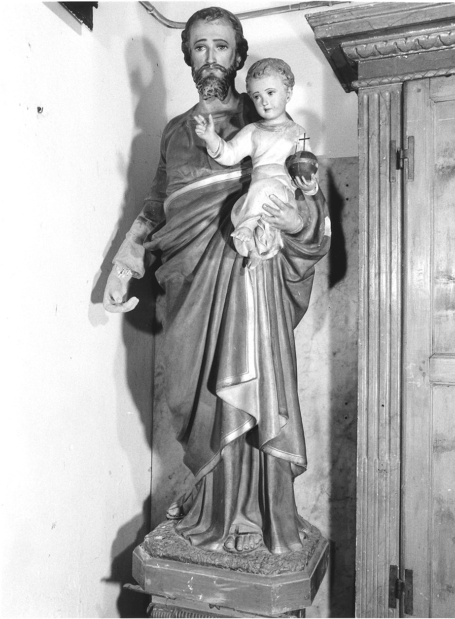 San Giuseppe e Gesù Bambino (statua) - ambito altoatesino (inizio sec. XX)
