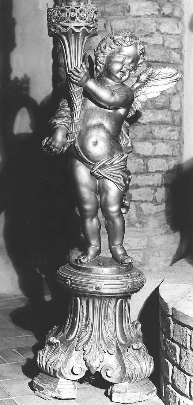 candelabro - a statua di Carapezzi (sec. XVIII)