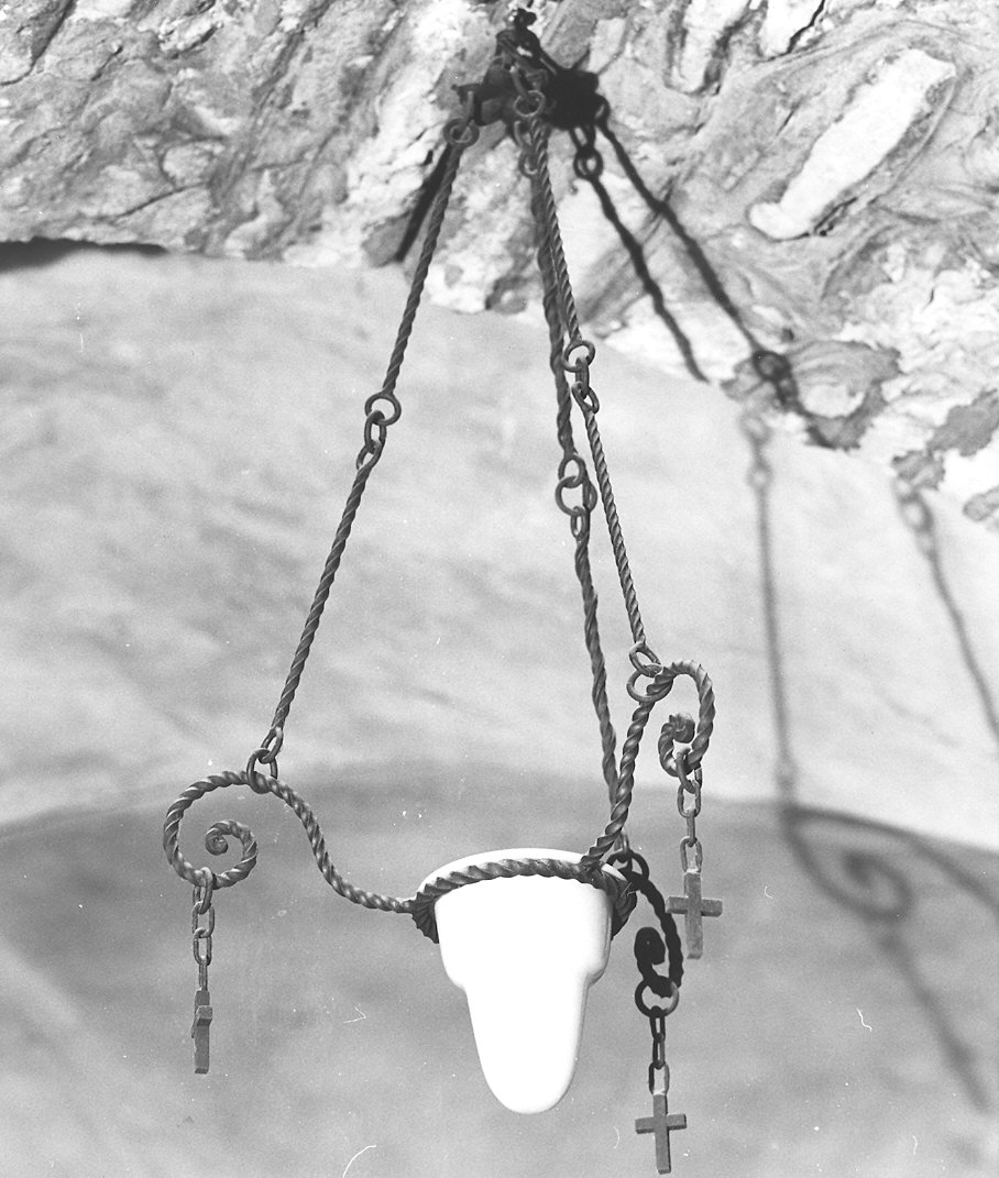 lampada pensile, serie - ambito parmense (sec. XIX)