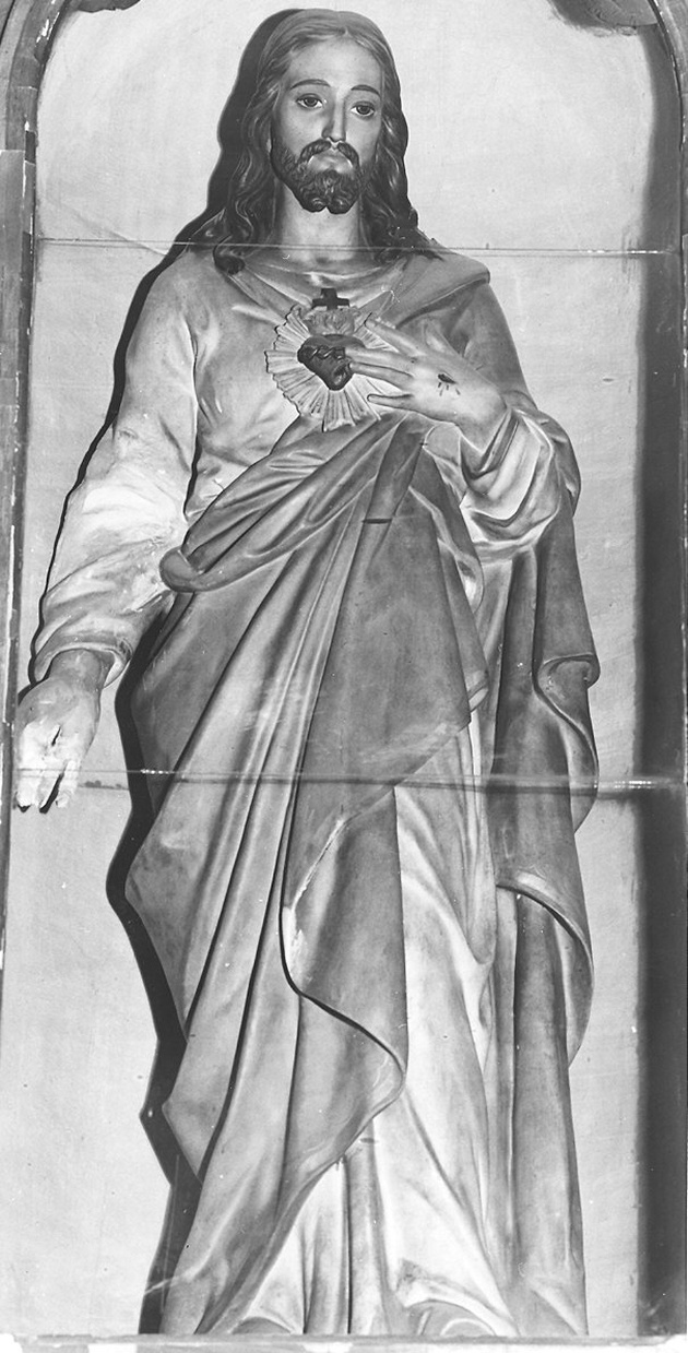 Sacro Cuore di Gesù (statua) - ambito parmense (?) (fine/inizio secc. XIX/ XX)
