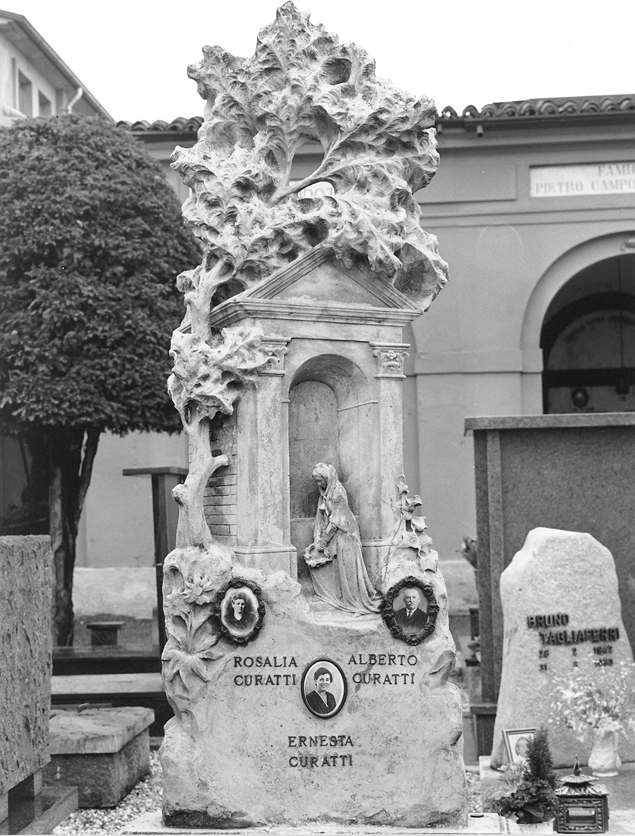 monumento funebre - ambito piacentino (primo quarto sec. XX)