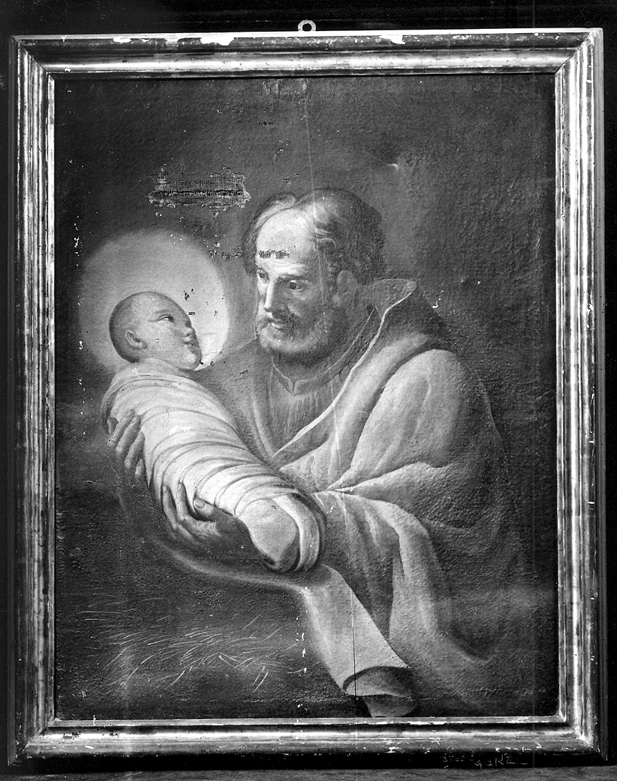 San Giuseppe e Gesù Bambino (dipinto) - ambito emiliano (sec. XVIII)