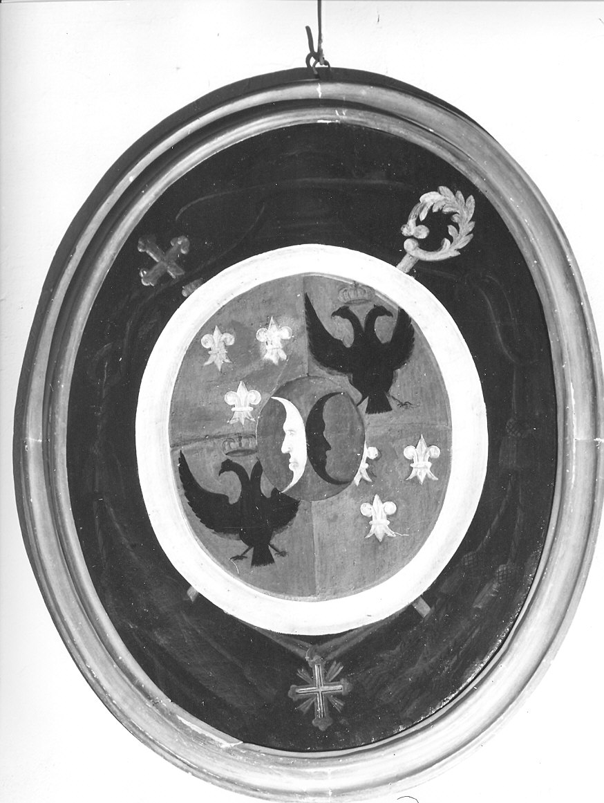 stemma cardinalizio (dipinto) - ambito piacentino (fine/inizio secc. XVIII/ XIX)