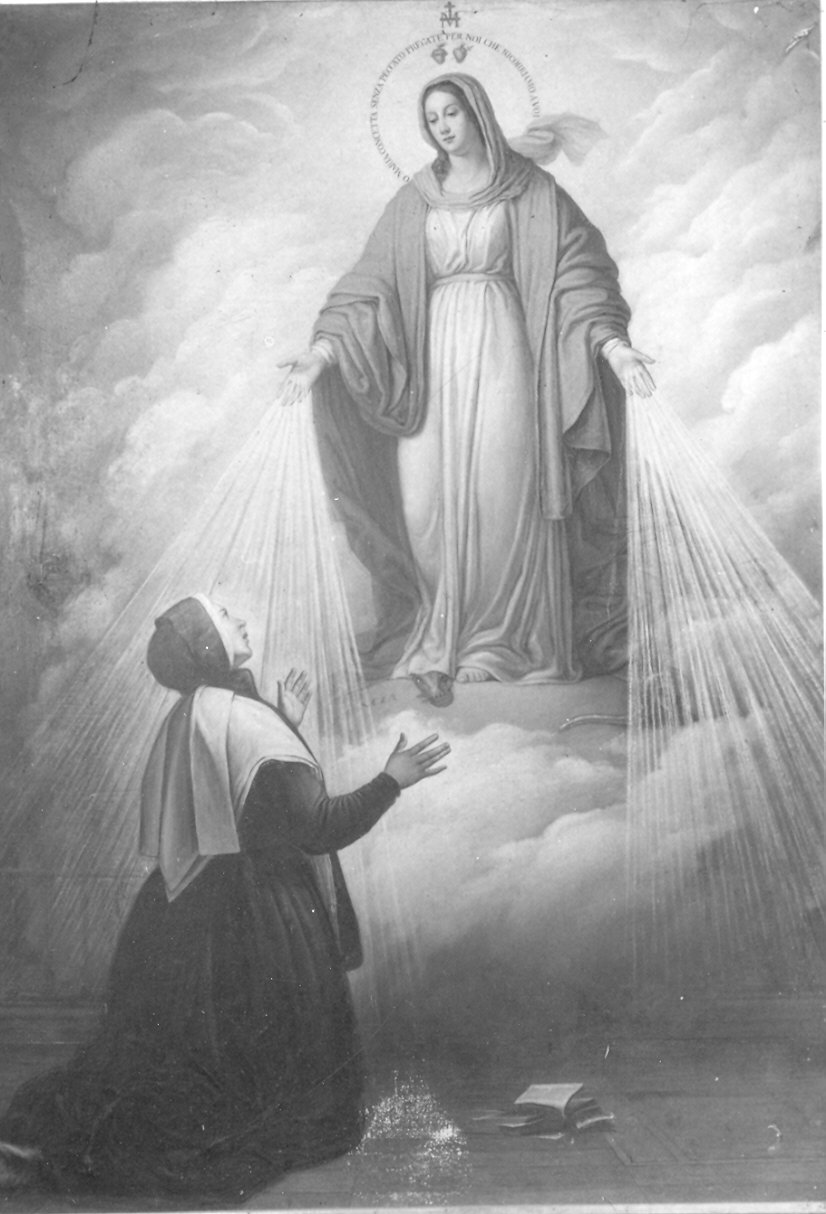 Visione della Beata Margherita Maria Alacoque (dipinto) di Gemmi Antonio (prima metà sec. XIX)