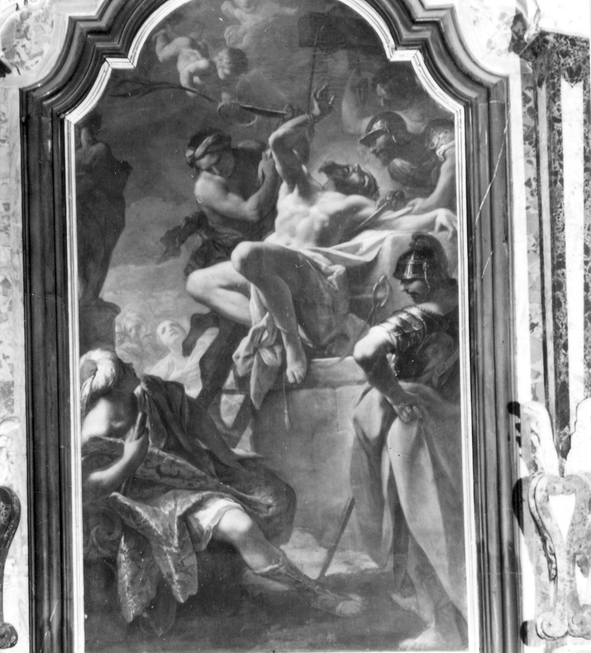 martirio di San Bartolomeo (dipinto) di Borroni Giovan Angelo (prima metà sec. XVIII)