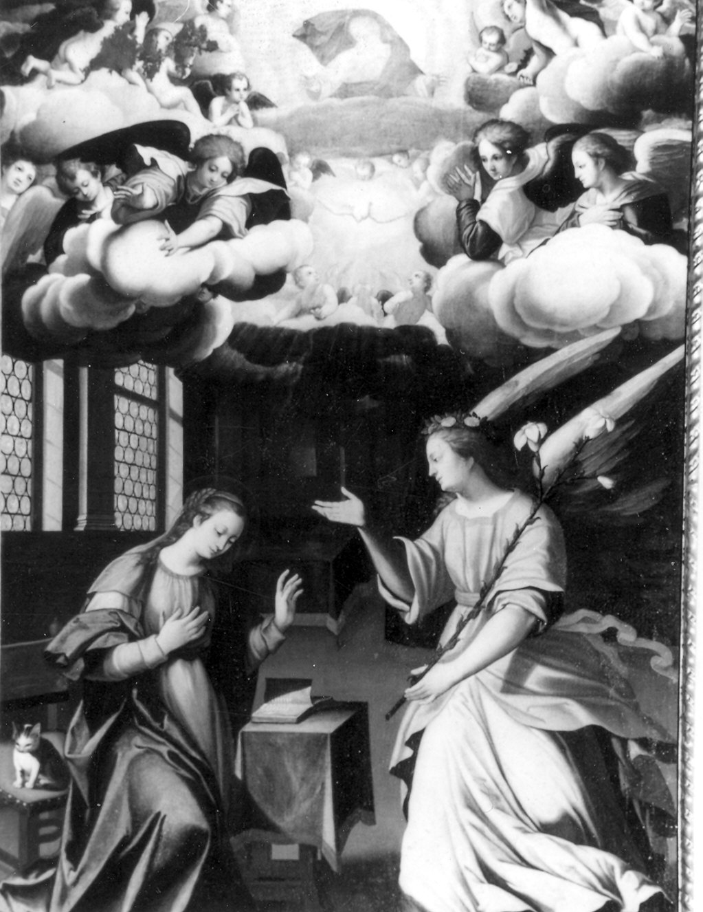 Annunciazione (dipinto) di Lambri Stefano (sec. XVII)