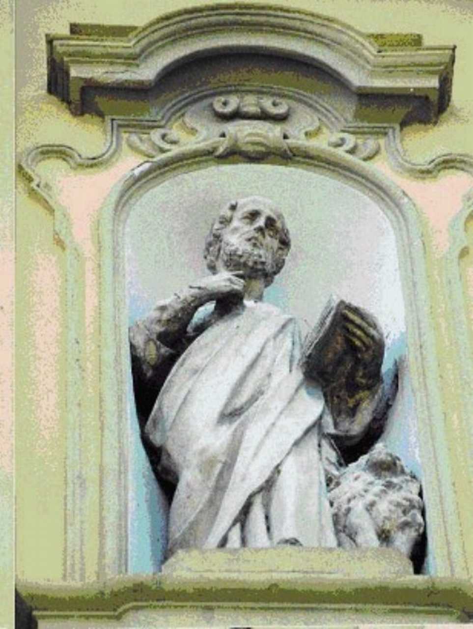 San Marco Evangelista (statua, serie) - ambito emiliano (sec. XVIII)