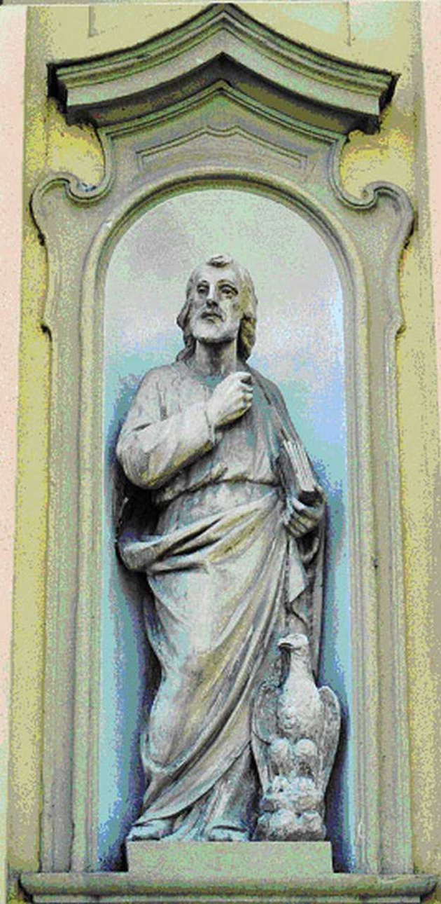 San Giovanni Evangelista (statua, serie) - ambito emiliano (sec. XVIII)