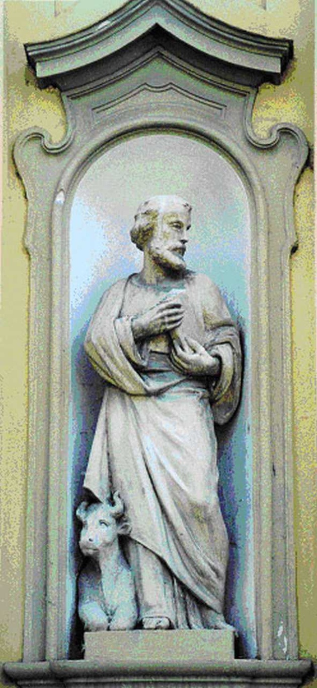 San Luca (statua, serie) - ambito emiliano (sec. XVIII)