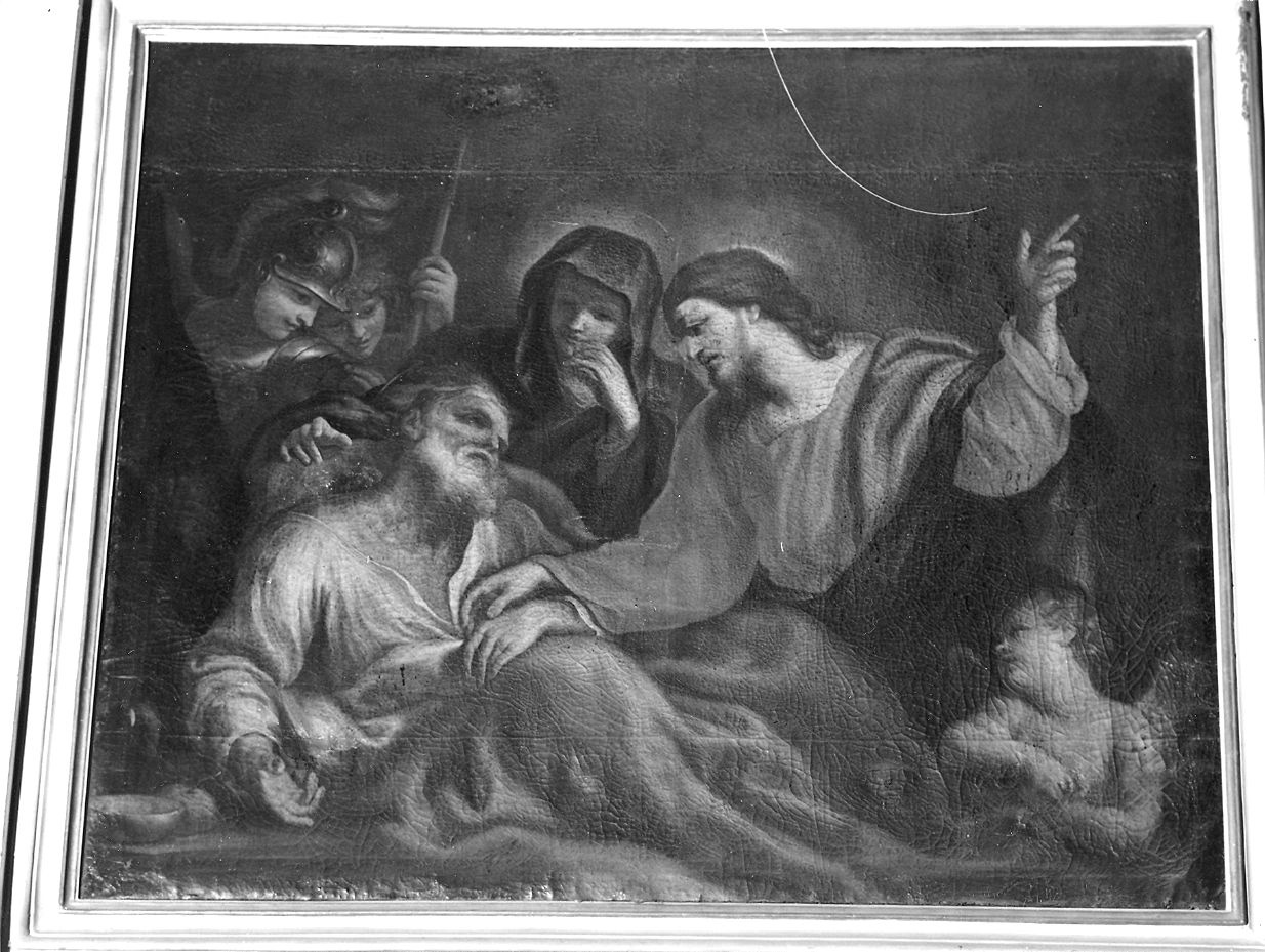 morte di San Giuseppe (dipinto) - ambito emiliano-lombardo (prima metà sec. XVIII)