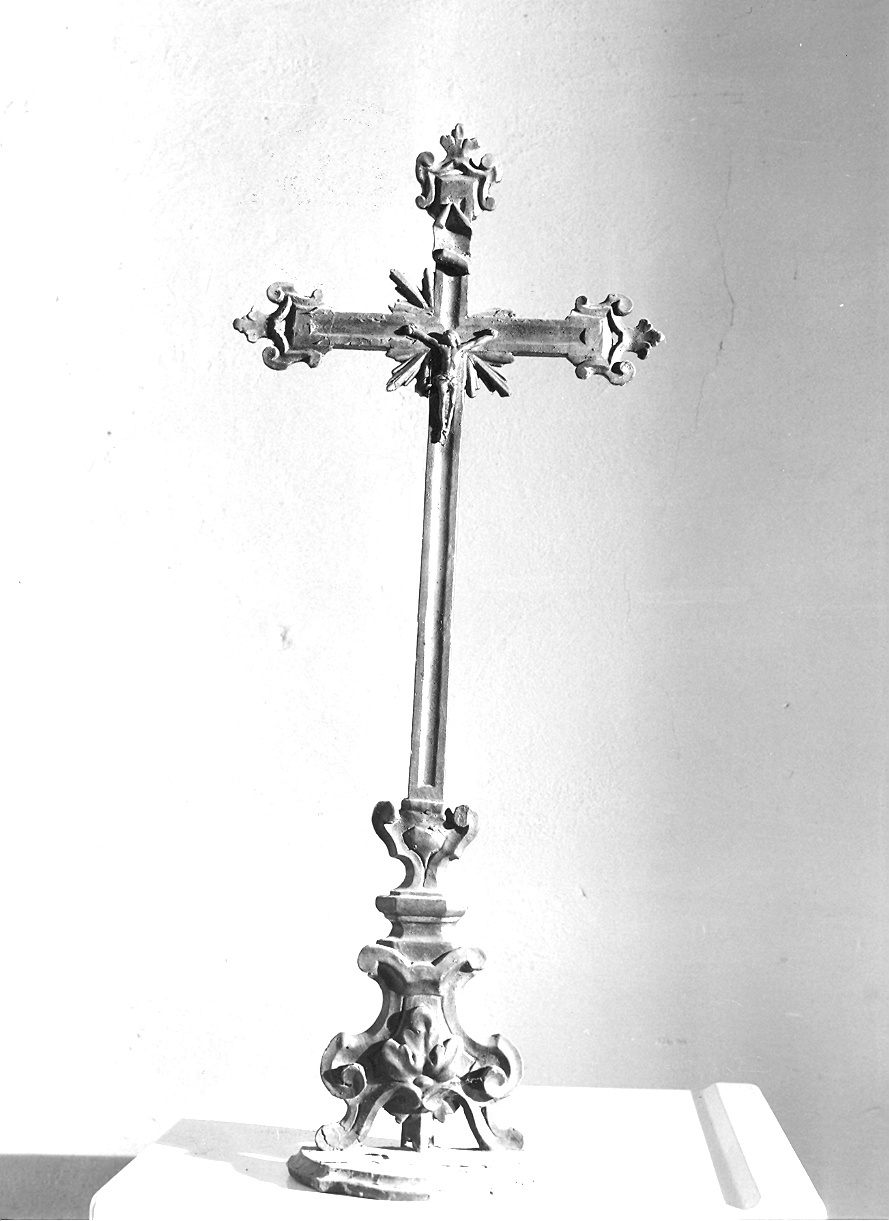 croce d'altare - ambito piacentino (sec. XVIII)