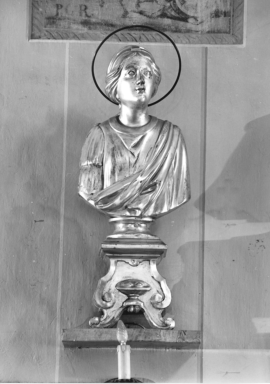 reliquiario - a busto, serie - ambito piacentino (sec. XIX)