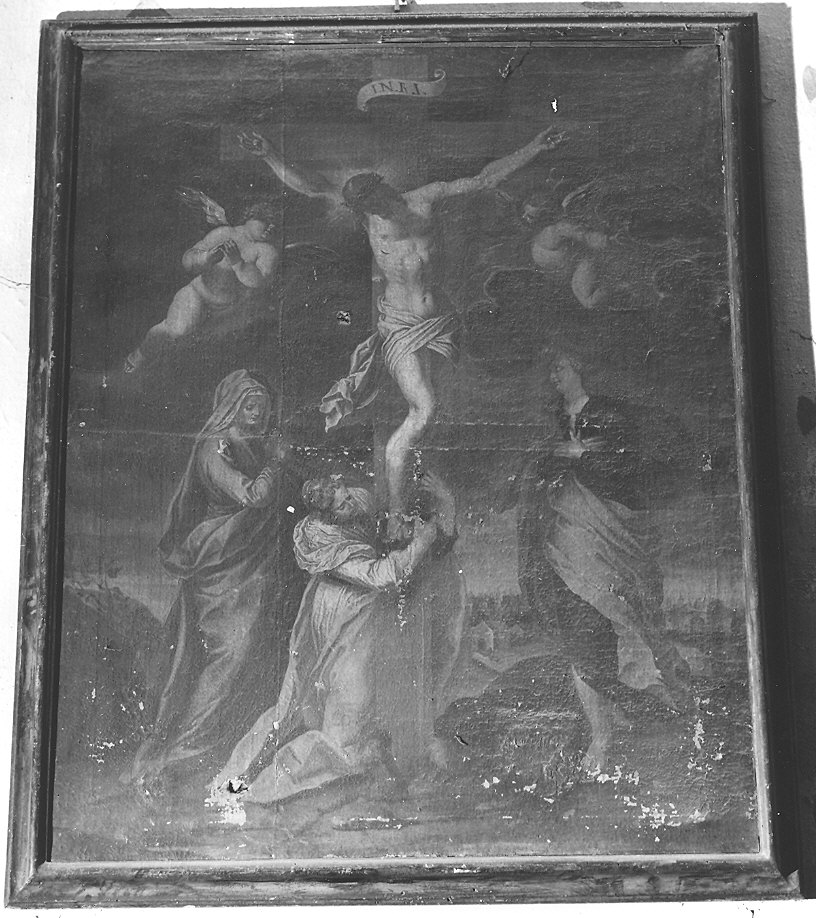 crocifissione (dipinto) - ambito piacentino (sec. XVII)