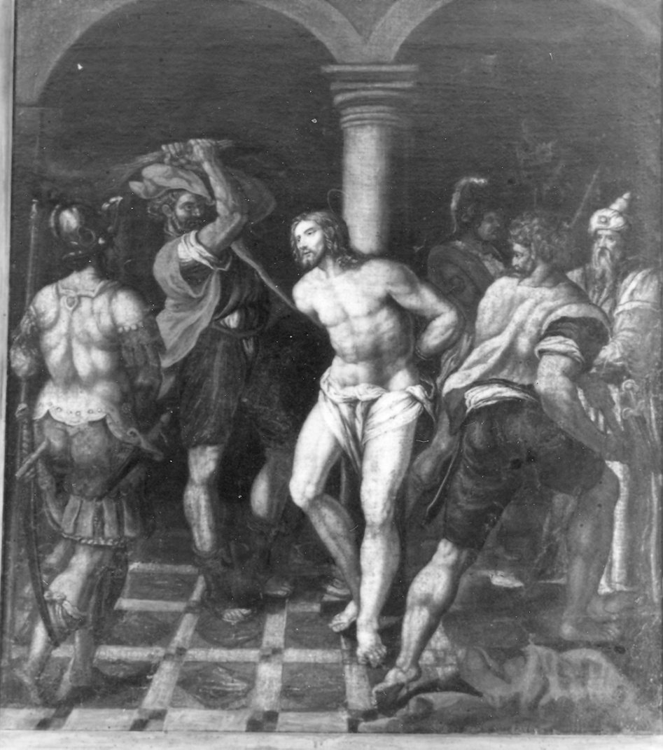 flagellazione di Cristo (dipinto) - ambito emiliano-lombardo (?) (seconda metà sec. XVI)