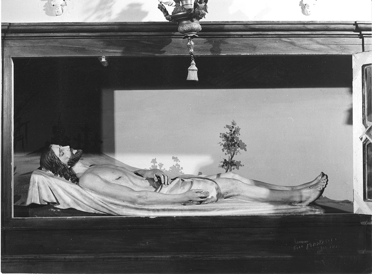 Cristo morto (statua) - ambito emiliano-lombardo (sec. XIX)
