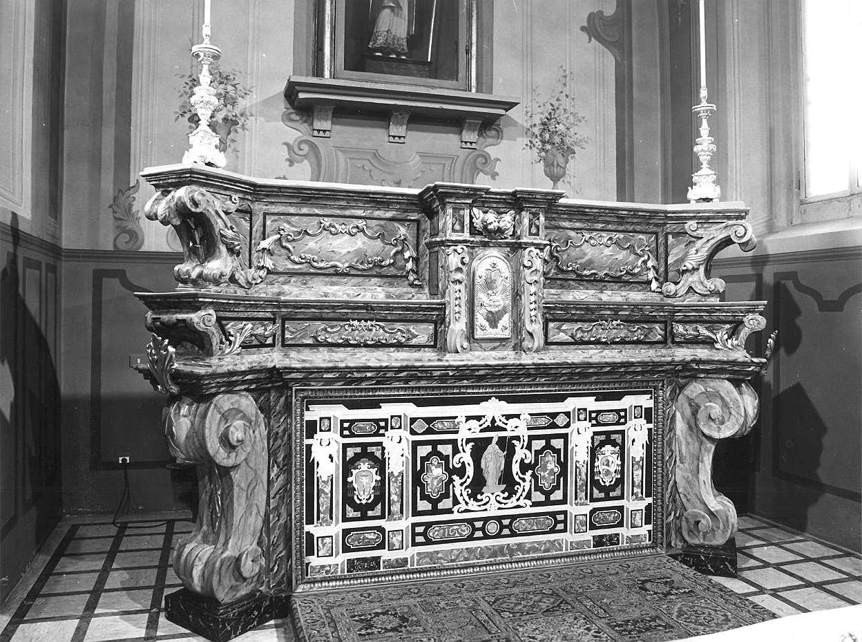 altare maggiore - ambito lombardo (sec. XVIII)