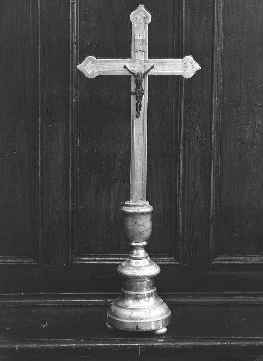 croce d'altare - ambito piacentino (fine sec. XVIII, sec. XIX)