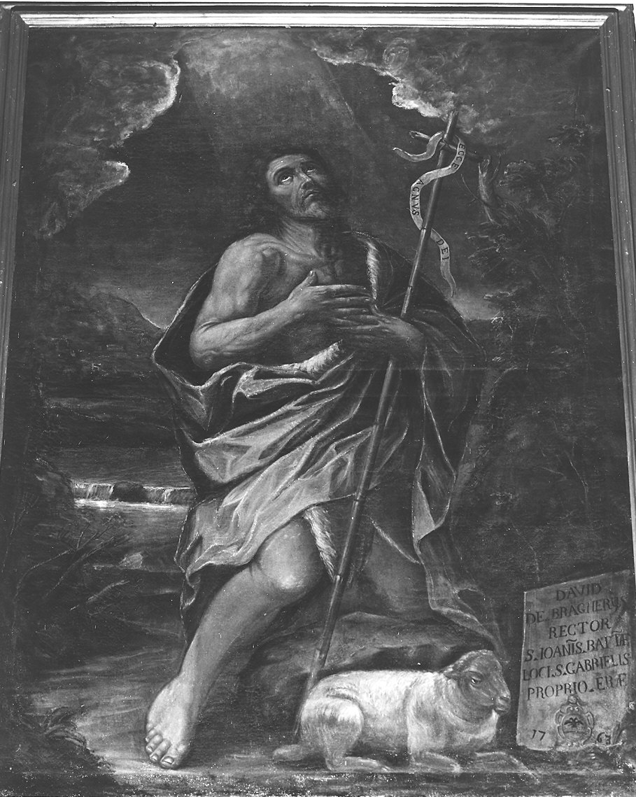 San Giovanni Battista (dipinto) - ambito emiliano-lombardo (sec. XVIII)