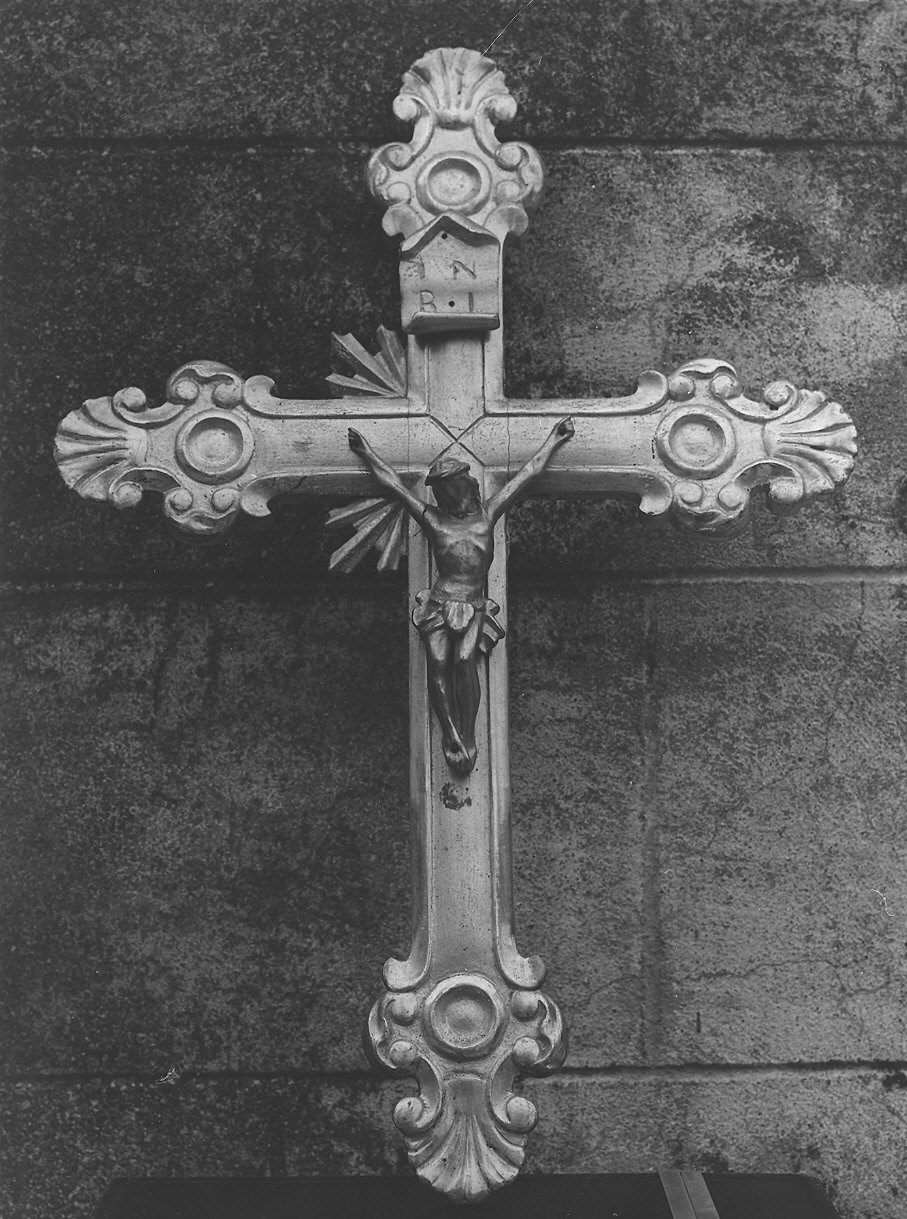 croce processionale - ambito piacentino (sec. XIX)