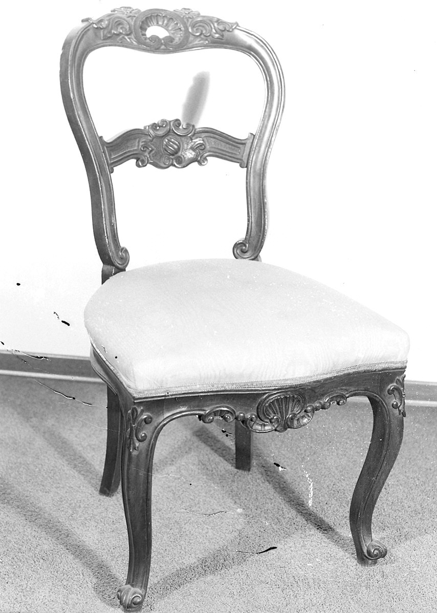 sedia, serie - ambito piacentino (prima metà sec. XX)