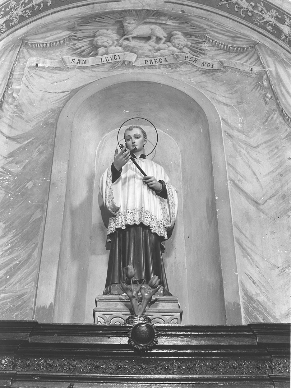 San Luigi Gonzaga (statua) - ambito emiliano-lombardo (fine/inizio secc. XIX/ XX)
