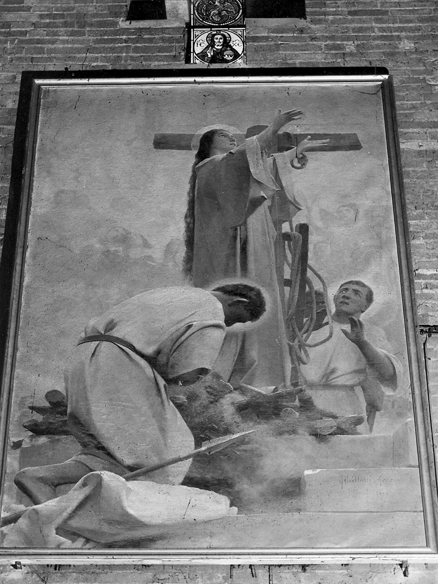 martirio di Sant'Eufemia (dipinto) di Ghittoni Francesco (sec. XIX)