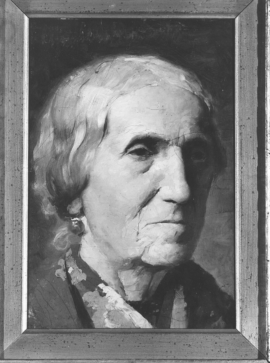 ritratto della madre (dipinto) di Ghittoni Francesco (sec. XIX)