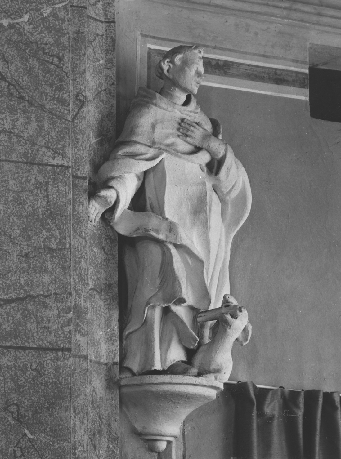 Sant'Antonio (scultura) - bottega lombarda (metà sec. XVIII)