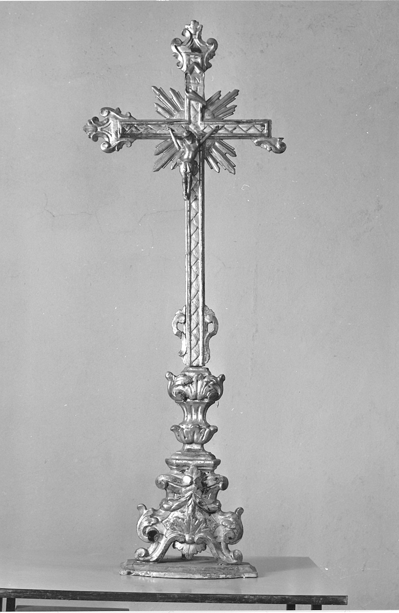 croce d'altare - bottega piacentina (fine sec. XVIII)