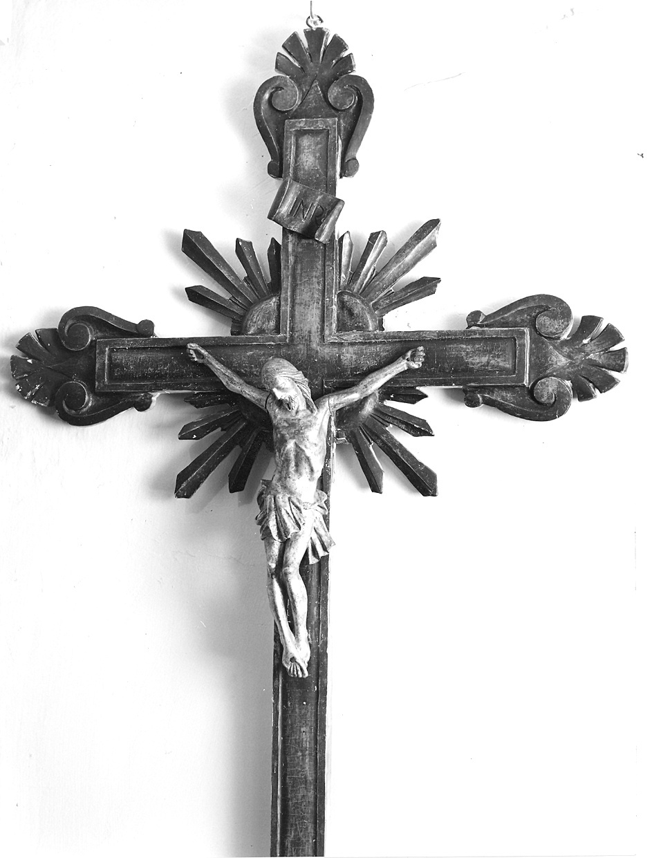 Cristo crocifisso (scultura) - bottega piacentina (fine/inizio secc. XVIII/ XIX)