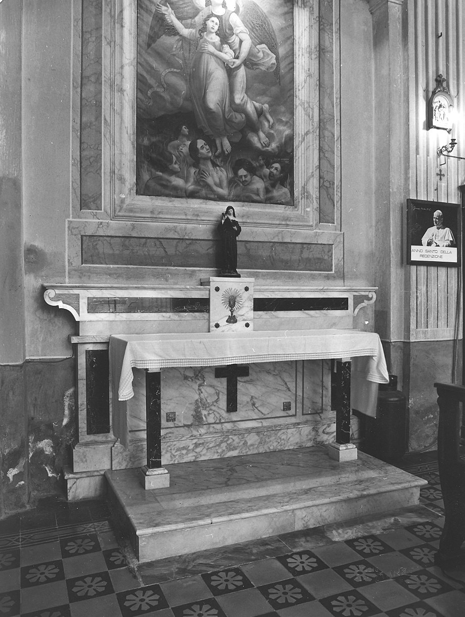 altare - a mensa - bottega piacentina (secondo quarto sec. XX)