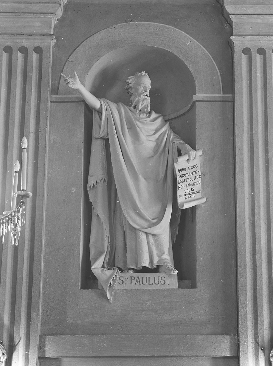 San Paolo (scultura) - bottega piacentina (seconda metà sec. XIX)
