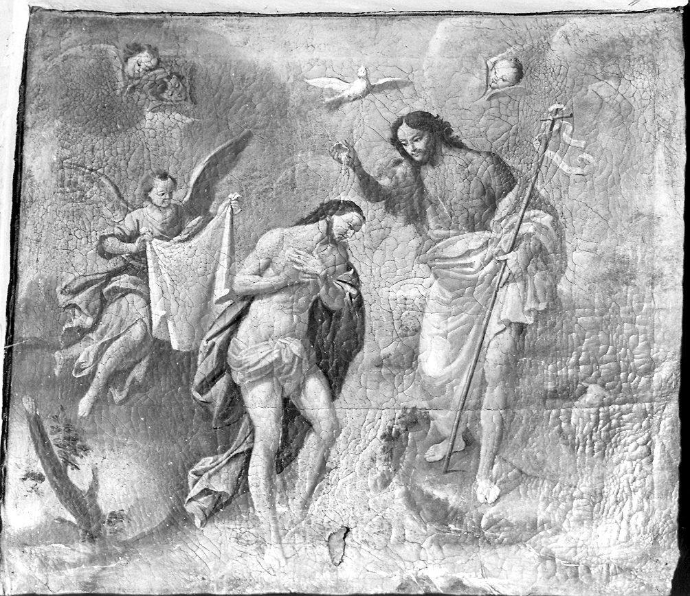 battesimo di Cristo (dipinto) - ambito emiliano (inizio sec. XIX)