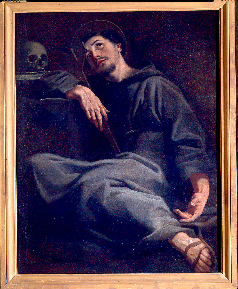 San Francesco penitente (dipinto) di Badalocchio Sisto (attribuito) (inizio sec. XVII)